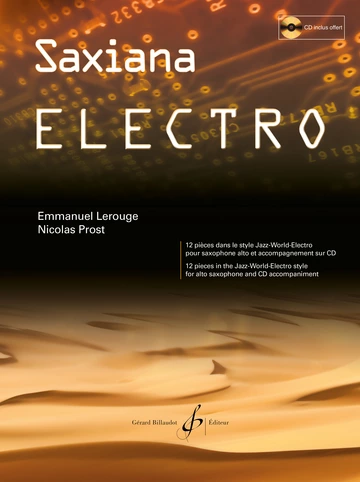 Saxiana Electro. 12 pièces dans le style Jazz-World-Electro Visuel